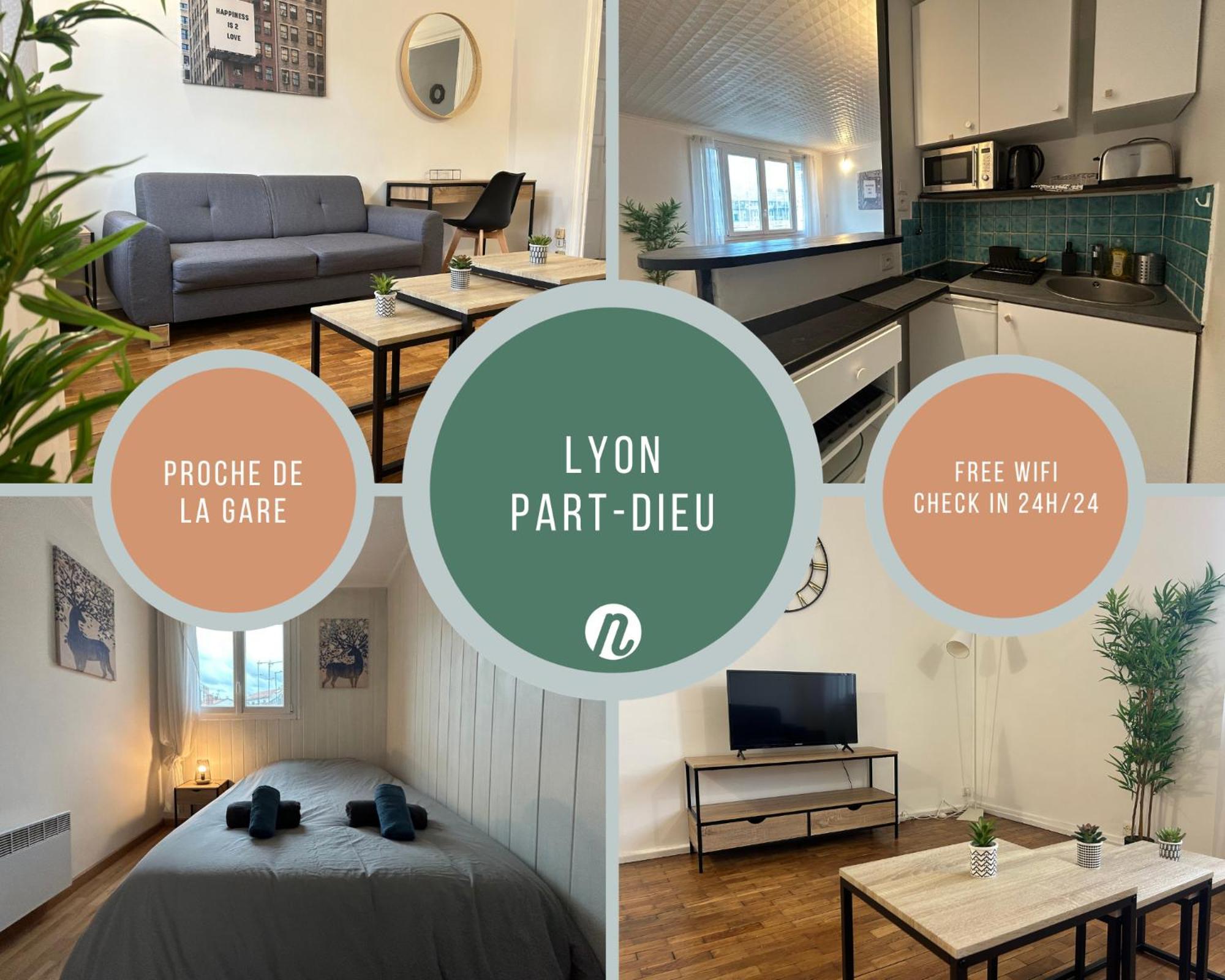 Le Garibaldi - 2 Pieces Avec Espace Teletravail Lyon Kültér fotó